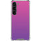 Purple Ombre Galaxy S23 Clear Case