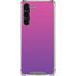Purple Ombre Galaxy S23 Plus Clear Case