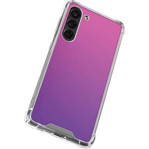 Purple Ombre Galaxy S23 Plus Clear Case