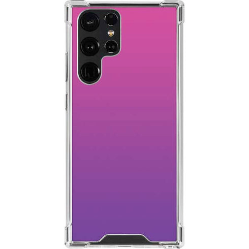 Purple Ombre Galaxy S24 Ultra Clear Case