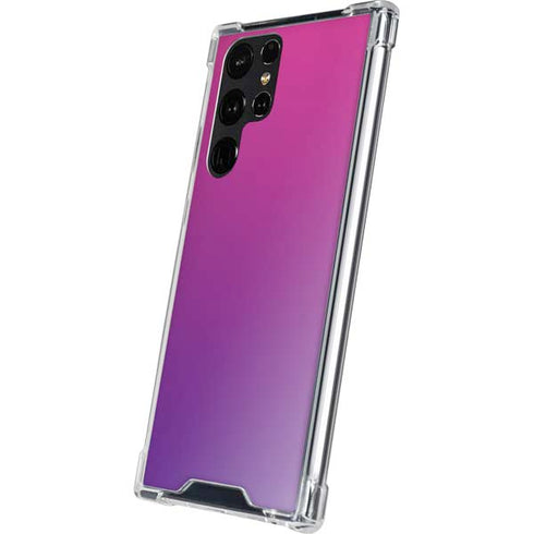 Purple Ombre Galaxy S24 Ultra Clear Case