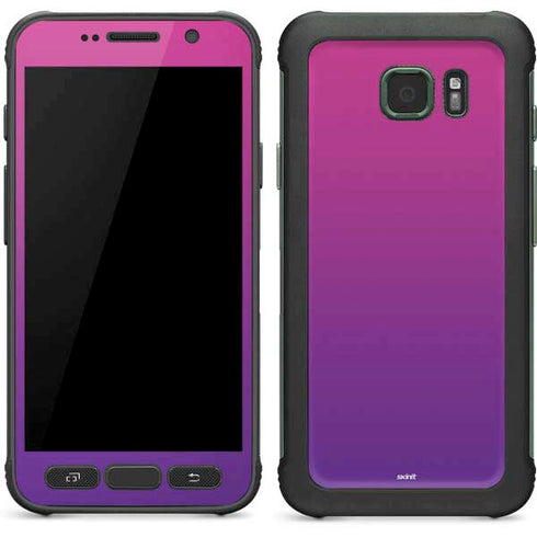 Purple Ombre Galaxy S7 Active Skin