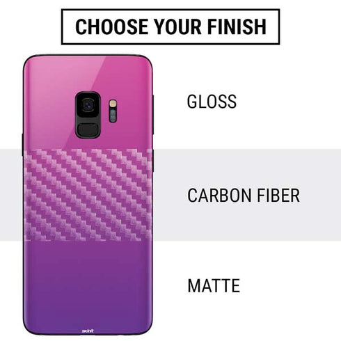 Purple Ombre Galaxy S9 Skin