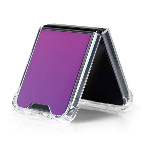 Purple Ombre Galaxy Z Flip5 5G Clear Case