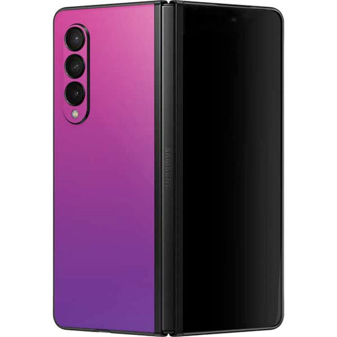 Purple Ombre Galaxy Z Fold3 5G Skin