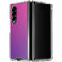 Purple Ombre Galaxy Z Fold4 5G Clear Case