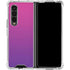 Purple Ombre Galaxy Z Fold4 5G Clear Case