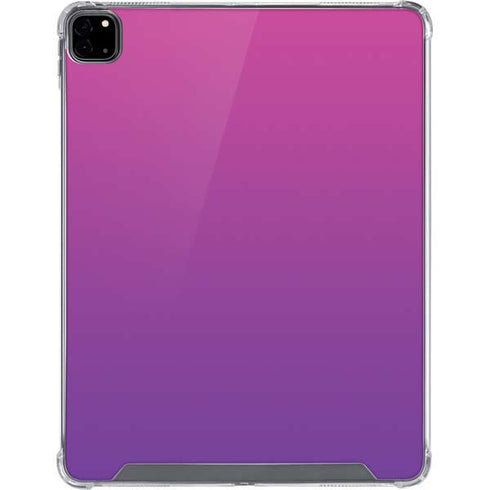 Purple Ombre iPad Pro 12.9in (2020) Clear Case