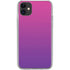 Purple Ombre iPhone 11 Clear Case