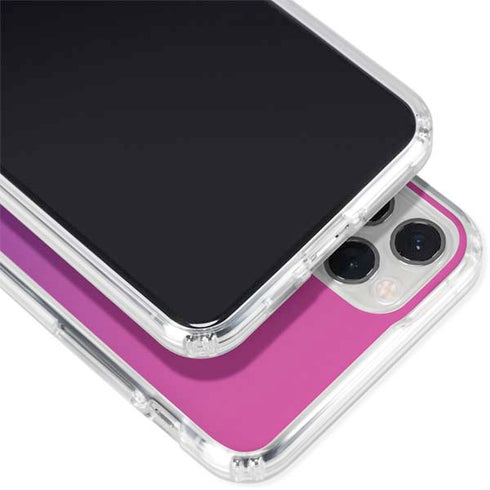 Purple Ombre iPhone 11 Pro Clear Case