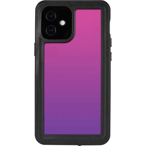 Purple Ombre iPhone 12 Mini Waterproof Case