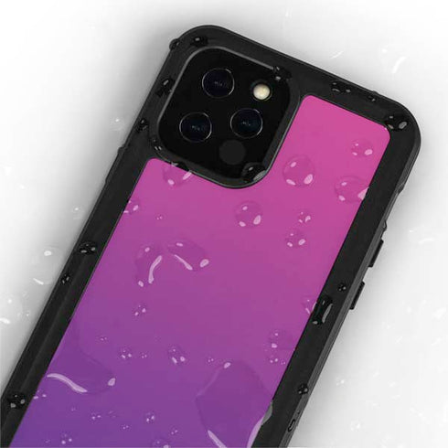 Purple Ombre iPhone 12 Pro Waterproof Case