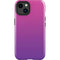 Purple Ombre iPhone 15 Plus Impact Case