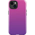 Purple Ombre iPhone 15 Plus Impact Case