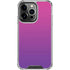 Purple Ombre iPhone 15 Pro Clear Case
