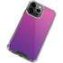 Purple Ombre iPhone 15 Pro Clear Case