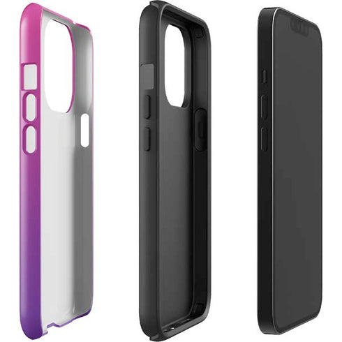 Purple Ombre iPhone 15 Pro Impact Case