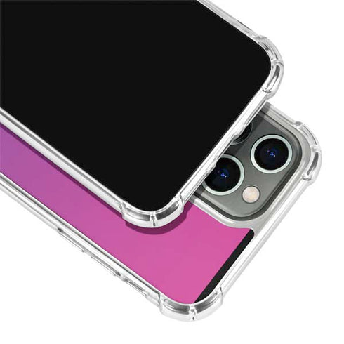 Purple Ombre iPhone 15 Pro Max Clear Case