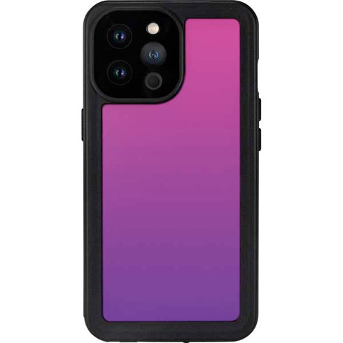 Purple Ombre iPhone 14 Pro Max Waterproof Case