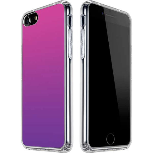 Purple Ombre iPhone SE (2nd & 3rd Gen) Clear Case