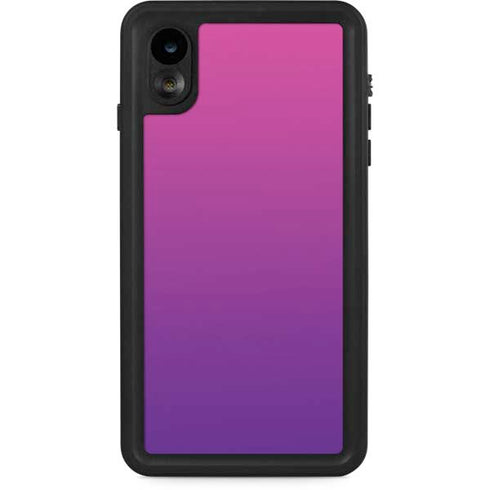 Purple Ombre iPhone XR Waterproof Case