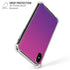 Purple Ombre iPhone XS Max Clear Case