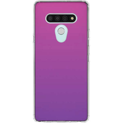 Purple Ombre LG Stylo 6 Clear Case