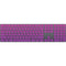 Purple Ombre Magic Keyboard with Numeric Keypad Skin