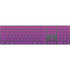 Purple Ombre Magic Keyboard with Numeric Keypad Skin