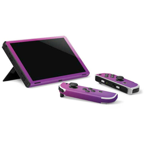 Purple Ombre Nintendo Switch OLED (2021) Skin