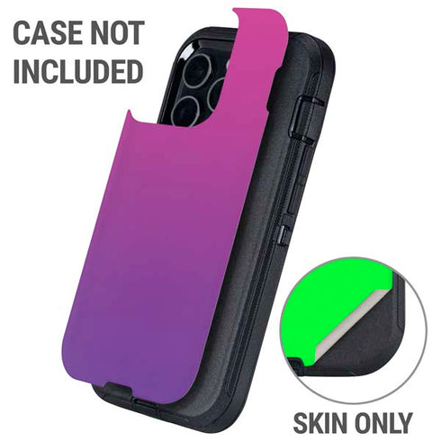 Purple Ombre Otterbox Defender iPhone Skin