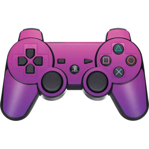 Purple Ombre PS3 Dual Shock wireless controller Skin