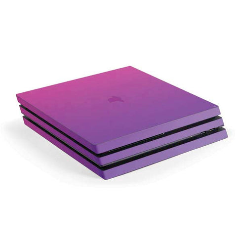 Purple Ombre PS4 Pro Console Skin