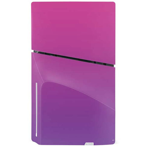 Purple Ombre PS5 Slim Disk Bundle Skin