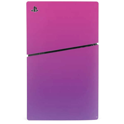 Purple Ombre PS5 Slim Digital Edition Bundle Skin