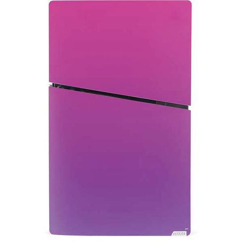 Purple Ombre PS5 Slim Digital Edition Bundle Skin