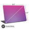 Purple Ombre Universal Laptop 11in (8.8 x 6.2in) Skin