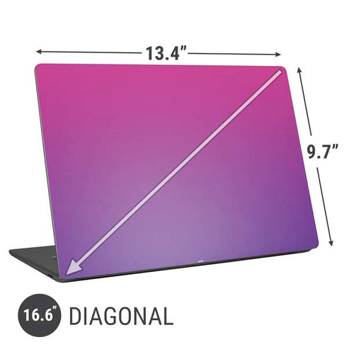 Purple Ombre Universal Laptop 16.6in (13.4 x 9.7in) Skin