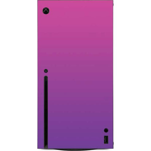 Purple Ombre Xbox Series X Console Skin
