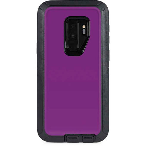 Purple Solid Otterbox Defender Galaxy Skin