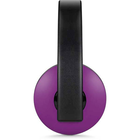 Purple Solid PlayStation 4 Gold Wireless Headset Skin