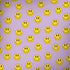 Purple Happy Face Pattern Dell Alienware Skin
