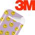 Purple Happy Face Pattern Apple AirPods 2 Skin