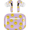 Purple Happy Face Pattern Apple AirPods Pro Skin