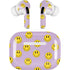 Purple Happy Face Pattern Apple AirPods Pro Skin