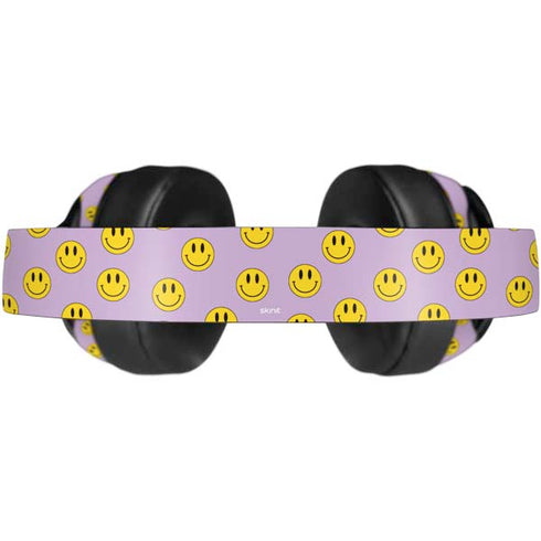 Purple Happy Face Pattern Beats Solo Pro Skin