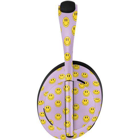 Purple Happy Face Pattern Bose Noise Cancelling Headphones 700 Skin