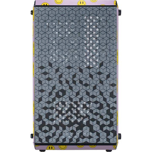 Purple Happy Face Pattern Cooler Master MasterBox Q300L Mini Tower Skin