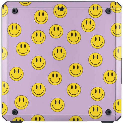 Purple Happy Face Pattern Cooler Master MasterBox Q300L Mini Tower Skin