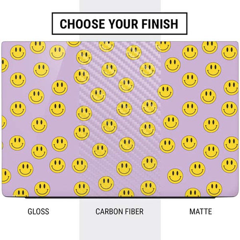 Purple Happy Face Pattern Dell Vostro Skin